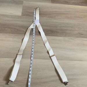 White suspenders